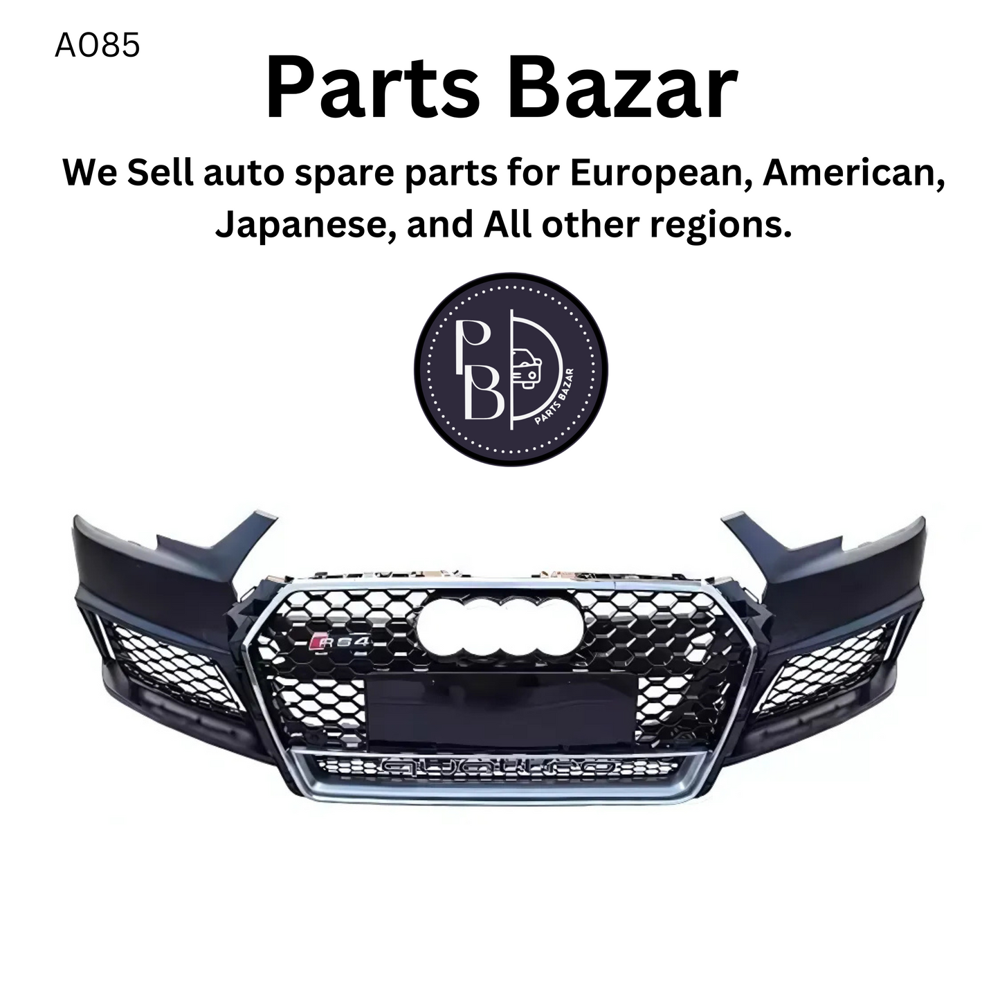 Audi A4 2019 Front bumper with Grill