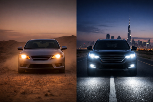 LED vs Halogen Headlights: Which is Best for UAE Driving?