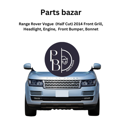 Range Rover Vogue Half Cut 2014, Front Grill, Headlights, Engine, Front Bumper, Bonnet