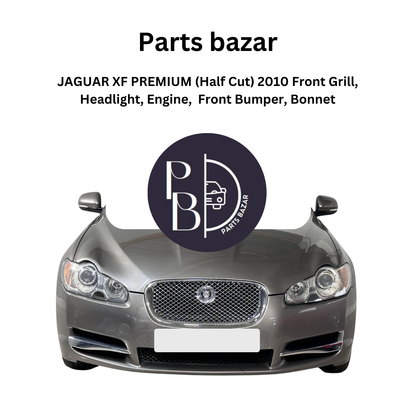 Jaguar XF Premium Half Cut 2010, Front Grill, Headlights, Engine, Front Bumper, Bonnet