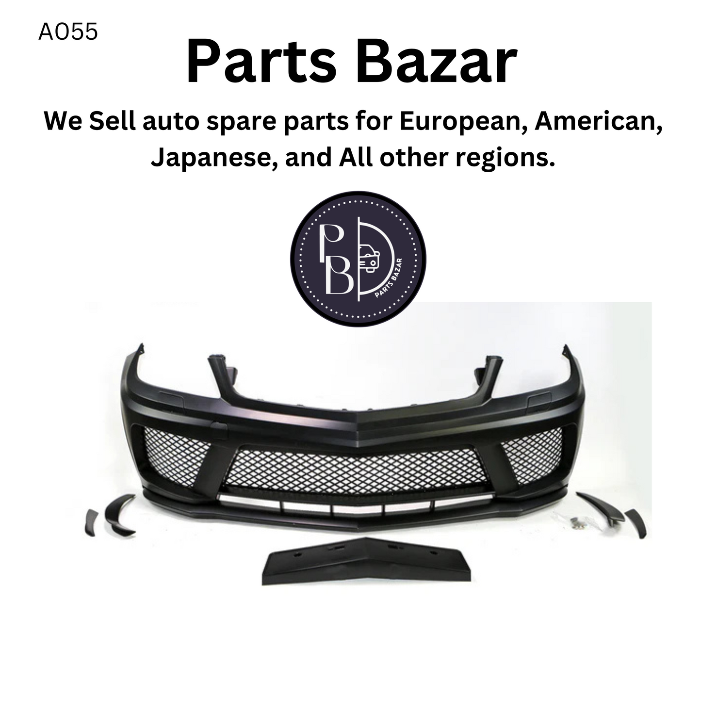 Mercedes-Benz C-Class C200 W204 2007 Front Bumpers