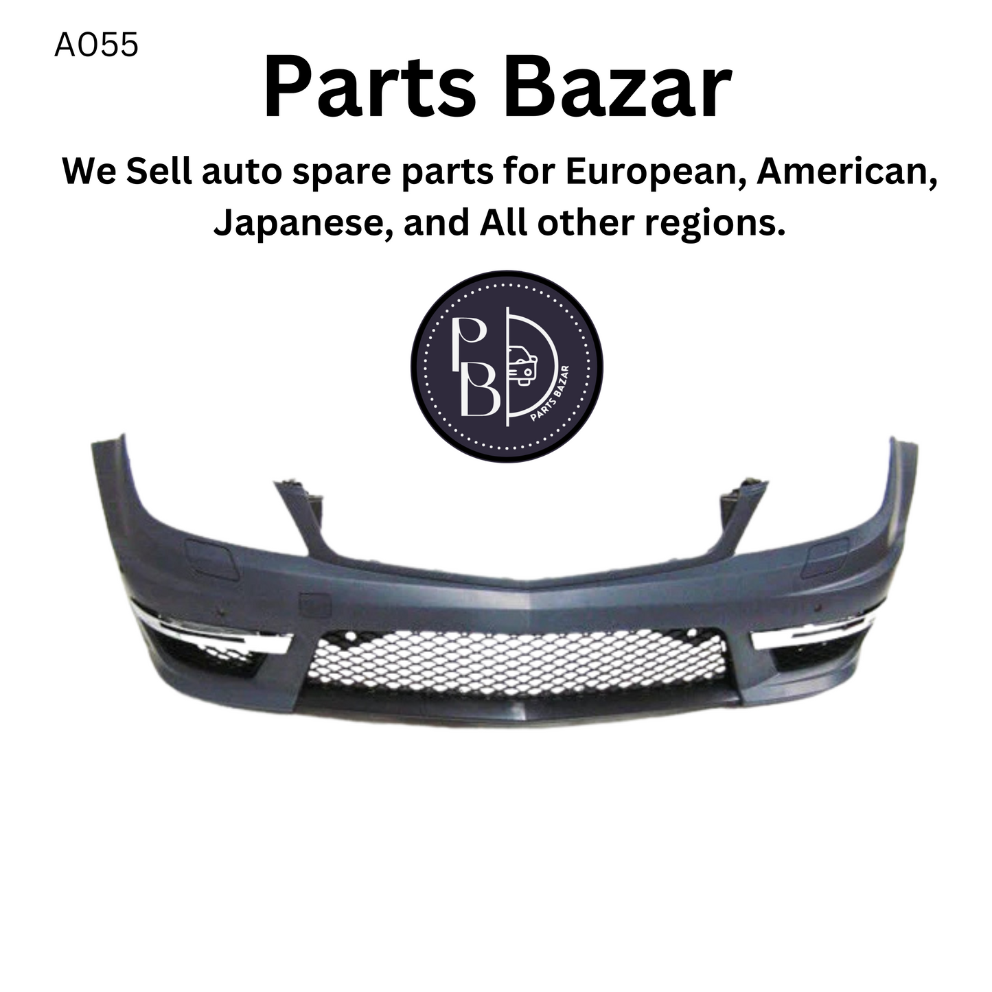 Mercedes-Benz C-Class C200 W204 2007 Front Bumpers