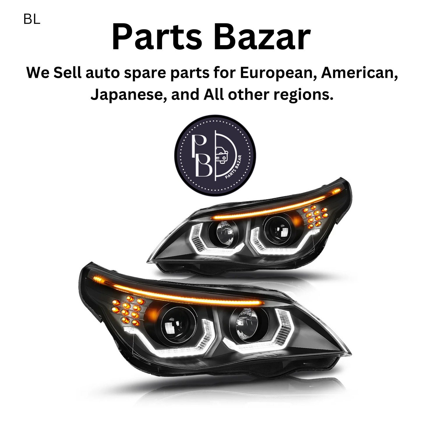 BMW 5 SERIES 2005 headlight