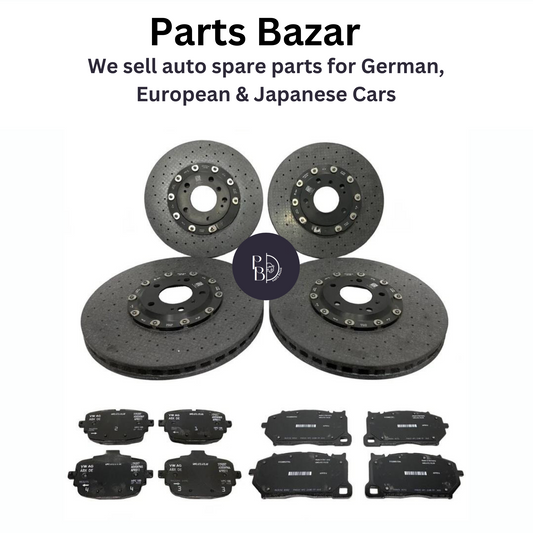 Lamborghini Urus Brake Disc Pads Set, Part Number 4M0698451AA, 4M0698151AR