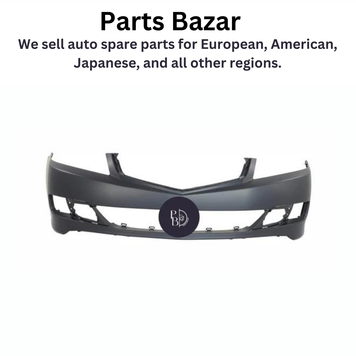 Front Bumper Cover Compatible with 2006-2008 Acura TSX - AC1000156