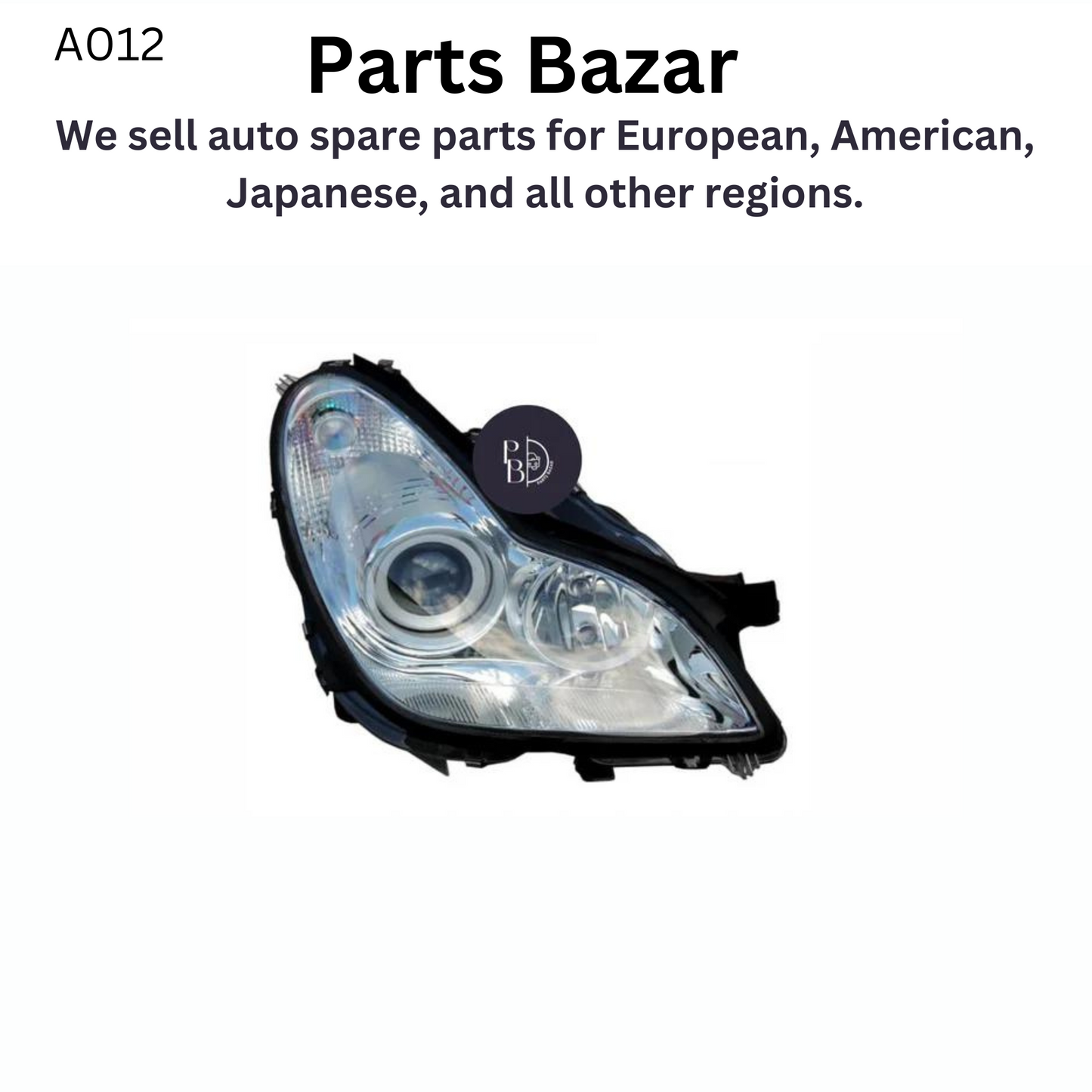 Mercedes CLS-Class W219 (2004-2007), Right Headlamp Xenon, Part Number 2198200661