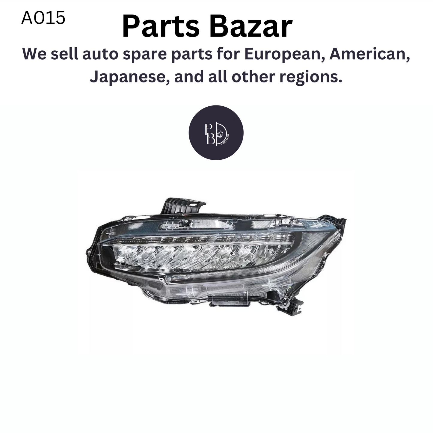 Honda Civic Full LED Headlight Lamp Assembly Fit for 2016-2019