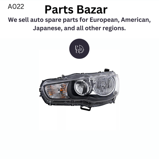 Mitsubishi Lancer Headlights Headlamps for 2009-2017