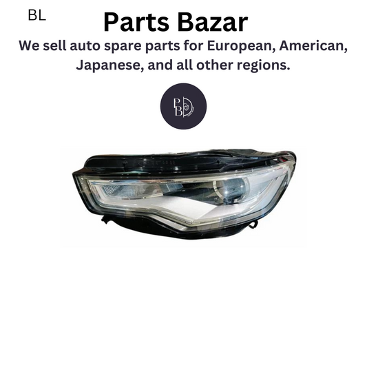 Audi A6 Headlight Left Side, Head Lamp Left Side Led Headlight Assembly Complete for Model 2012-16