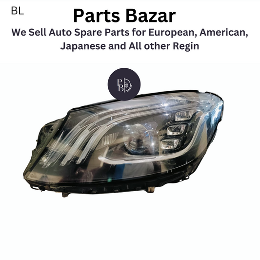 Mercedes S Class Headlight, Left side Headlight Without Module for Model 2018-20, Part Number 1401000028