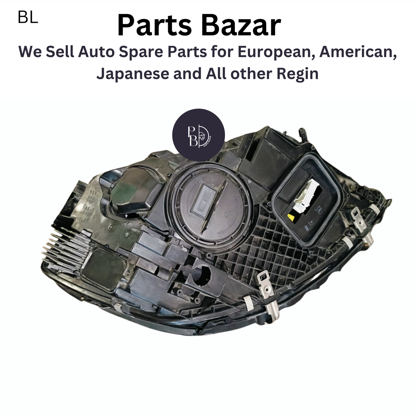 Mercedes S Class Headlight, Left side Headlight Without Module for Model 2018-20, Part Number 1401000028