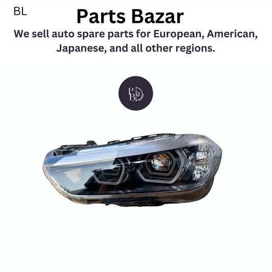 BMW X2 F39 Headlight, Left Side LED Headlight Without Module, Head Lamp for Model 2018-19, OEM 63115A23581