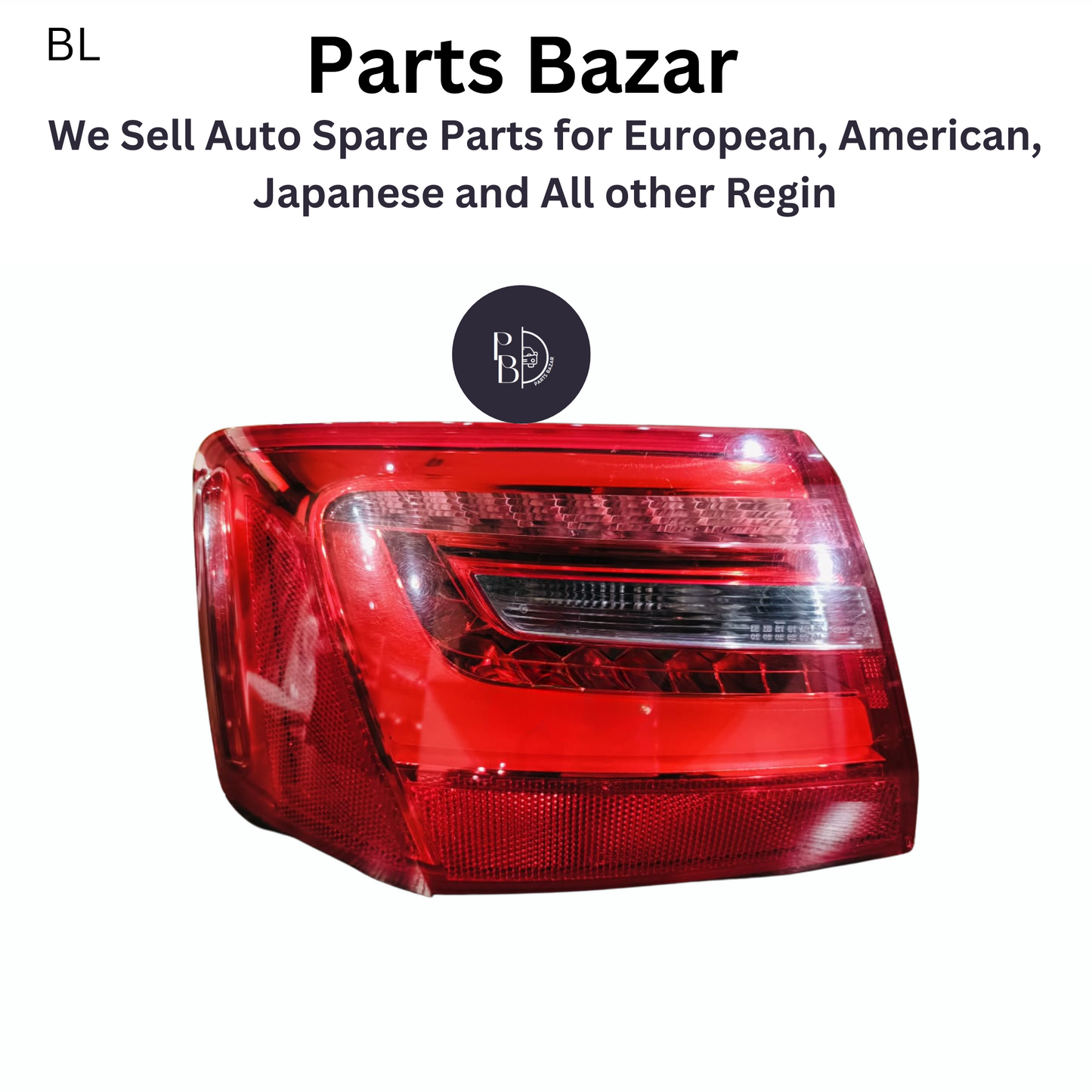 Audi A6 Taillight Left Side / Right Side Single Tail Lamp for Audi A6 Rear Lamp, Rear Light, Model 2012-13