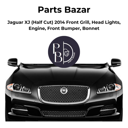 Jaguar X3 Half Cut 2014, Front Grill, Headlights, Engine, Front Bumper, Bonnet