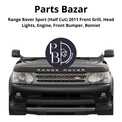 Range Rover Sport Half Cut 2011, Front Grill, Headlights, Engine, Front Bumper, Bonnet