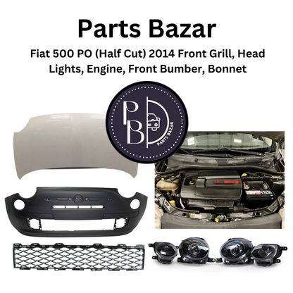 Fait 500 PO Half Cut 2015, Front Grill, Headlights, Engine, Front Bumper, Bonnet