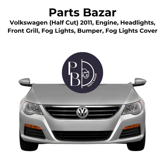 Volkswagen Half cut 2011, Engine, Headlights, Front Grill, Fog lights, Front Bumper, Fog Light Cover