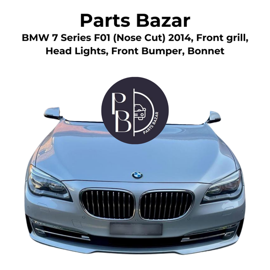 BMW 7 Series F01 Nose Cut 2014, Headlights, Front Grill, Front Bumper, Bonnet