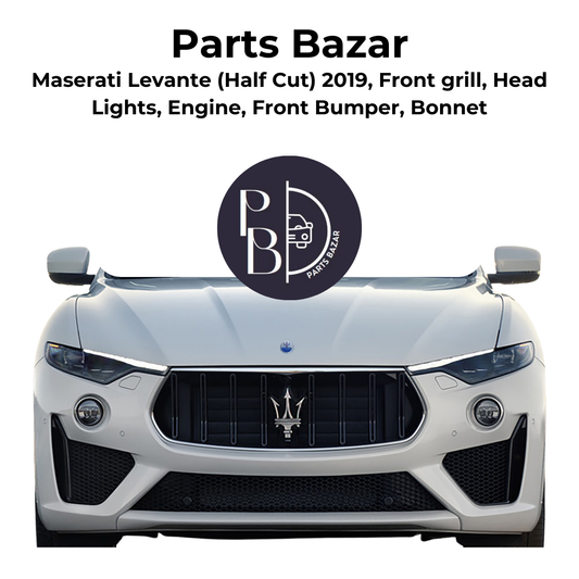 Maserati Levante Half Cut 2019, Front Grill, Headlights, Engine, Front Bumper, Bonnet