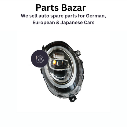 Mini Cooper F55/F56 Headlamp Upgrade from Normal to LED Black (2014-Up), 63117298311 / 63117298312