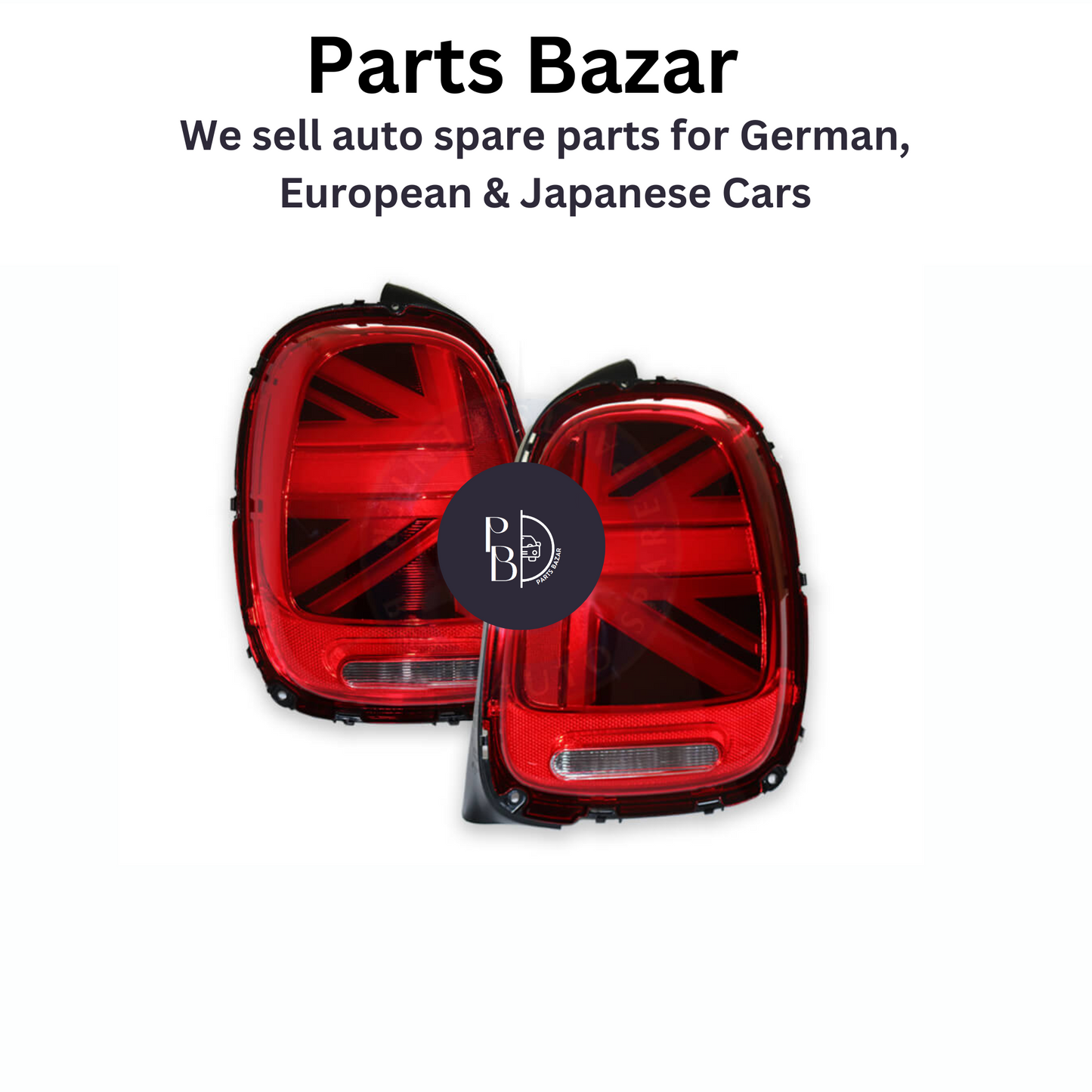 Mini Hatch F55/F56 (2014-Up), Upgrade Tail Lamp to Union Jack Look Red, 63217297433 / 63217297434