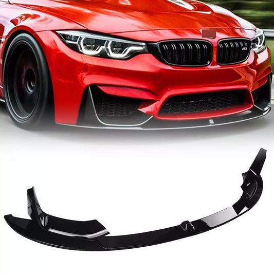 Gloss Black Front Bumper Lip Splitter MP for 2015-2020 BMW F80 M3 / F82 F83 M4