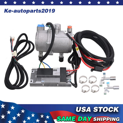 12 Volt A/C Kit Electric Compressor Set for Auto Air Conditioning – Universal Car Cooling Solution