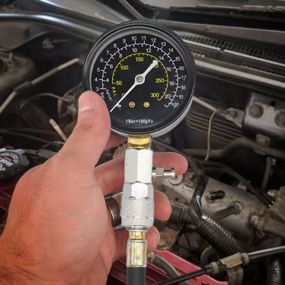 Car Engine Cylinder Compression Tester 0–300 PSI Pressure Gauge Check Test Tool