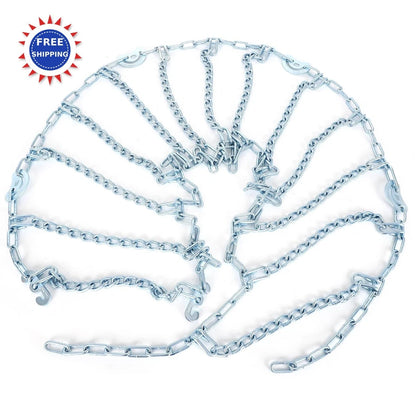 Universal Emergency Snow Chains for Cars, Pickup Trucks & SUVs – Reliable Tire Traction Solution