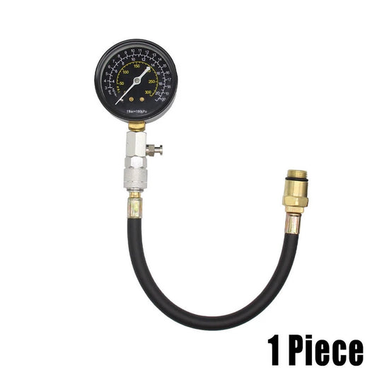 Car Engine Cylinder Compression Tester 0–300 PSI Pressure Gauge Check Test Tool